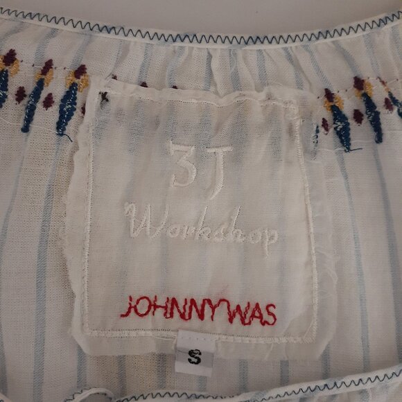 Johnny Was Embroidered Peasant Blouse - Picture 8 of 13